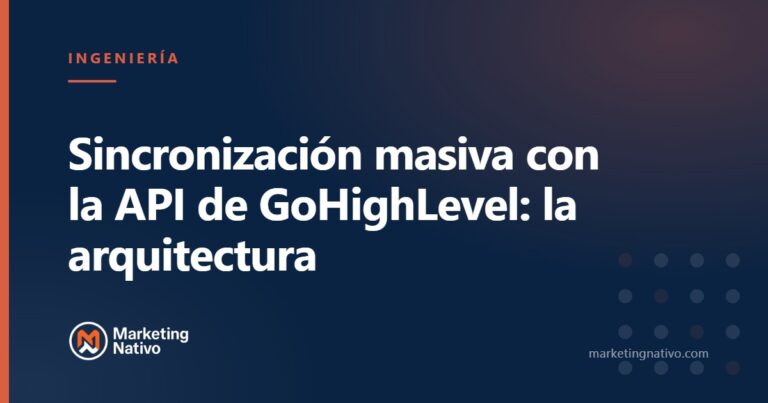 Sincronización masiva con la API de GoHighLevel: la arquitectura