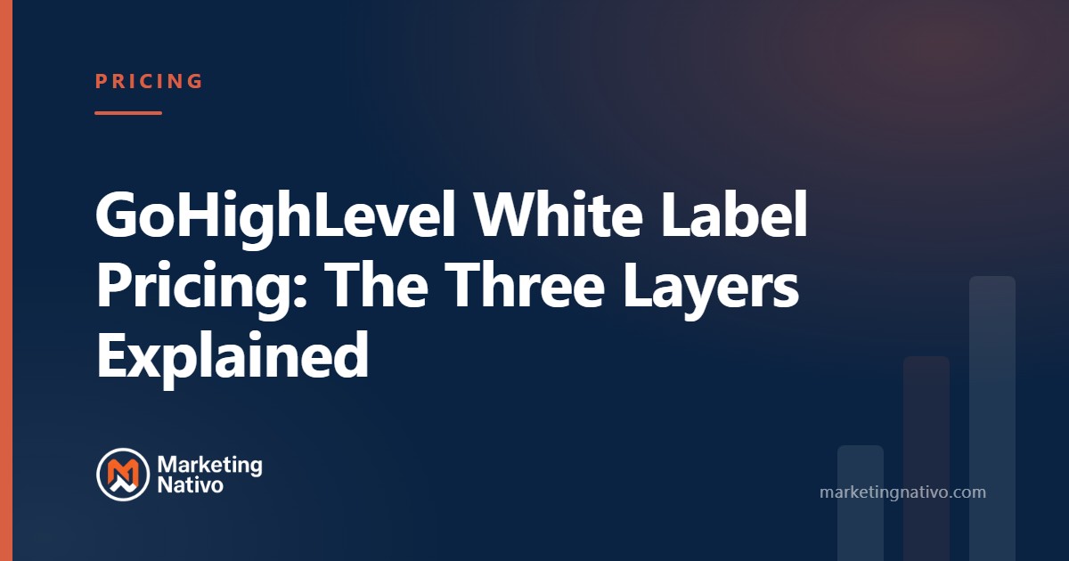 GoHighLevel White Label Pricing: The Three Layers Explained